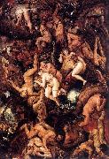 Frans Francken II The Damned Being Cast into Hell Spain oil painting artist